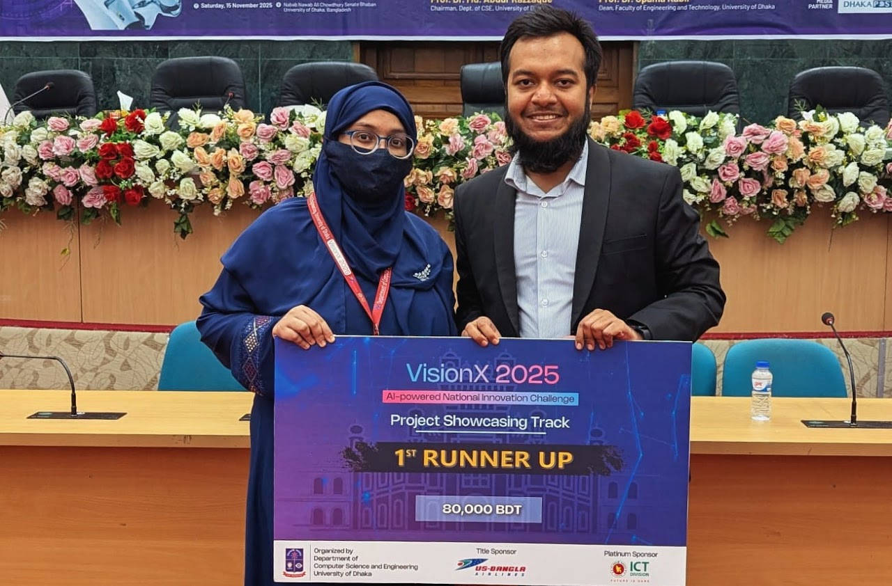 1st Runner-up VisionX 2025