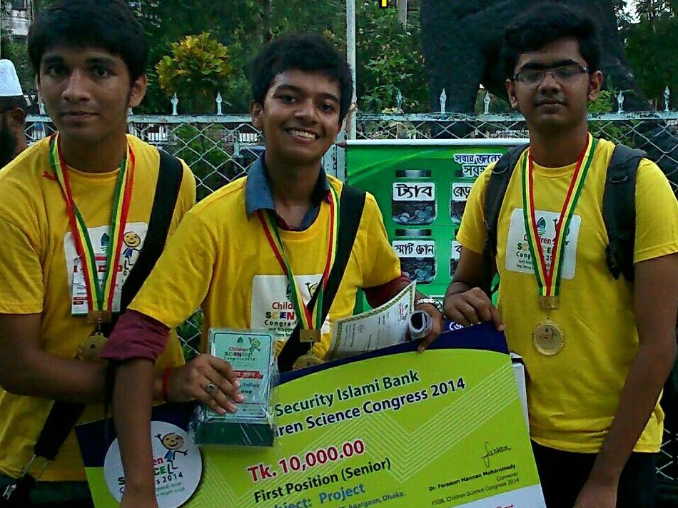 Champion — Children Science Congress 2014